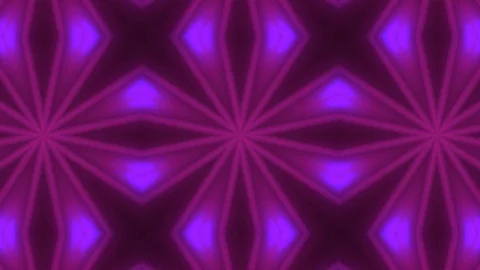 Poly Art Kaleidoscope Hypnotic Pattern Animation Footage Stock Footage 122340694