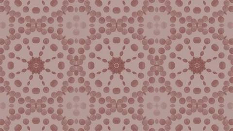 Poly Art Kaleidoscope Hypnotic Pattern Animation Footage Video stock 122340947