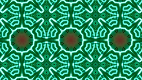 Poly Art Kaleidoscope Hypnotic Pattern Animation Footage Stock Footage 122341448