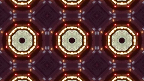 Poly Art Kaleidoscope Hypnotic Pattern Animation Footage Stock Footage 122341916