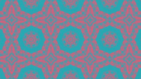 Poly Art Kaleidoscope Hypnotic Pattern Animation Footage Stock Footage 122342228