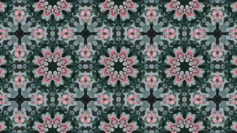 Poly Art Kaleidoscope Hypnotic Pattern Animation Footage Stock Footage 122342265