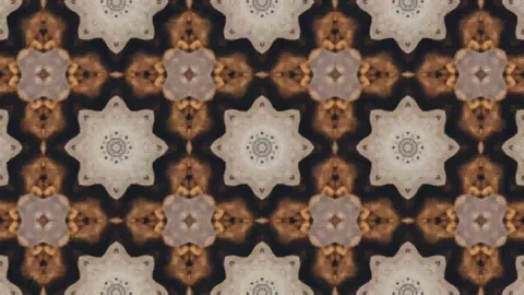 Poly Art Kaleidoscope Hypnotic Pattern Animation Footage Stock Footage 122342280