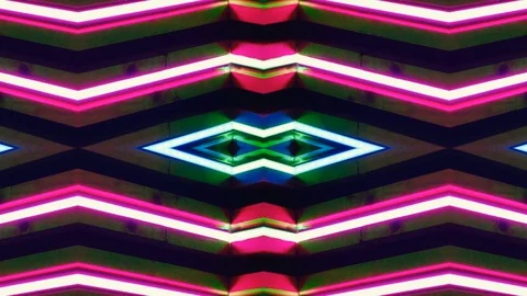 Poly Art Kaleidoscope Hypnotic Pattern Animation Footage Stock Footage 122342419