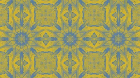 Poly Art Kaleidoscope Hypnotic Pattern Animation Footage Stock Footage 122342610