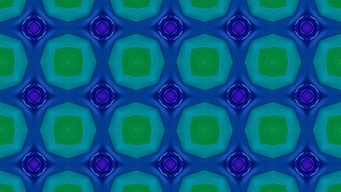 Poly Art Kaleidoscope Hypnotic Pattern Animation Footage Stock Footage 122342865