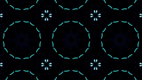 Poly Art Kaleidoscope Hypnotic Pattern Animation Footage Stock Footage 122342870