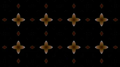 Poly Art Kaleidoscope Hypnotic Pattern Animation Footage Stock Footage 122342885