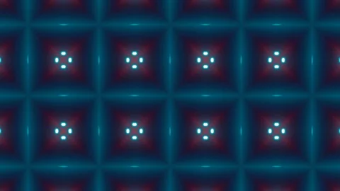Poly Art Kaleidoscope Hypnotic Pattern Animation Footage Video stock 122342922