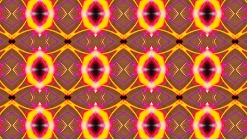 Poly Art Kaleidoscope Hypnotic Pattern Animation Footage Stock Footage 122343087