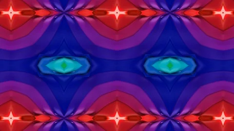 Poly Art Kaleidoscope Hypnotic Pattern Animation Footage Stock Footage 122343165