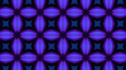 Poly Art Kaleidoscope Hypnotic Pattern Animation Footage Stock Footage 122343168