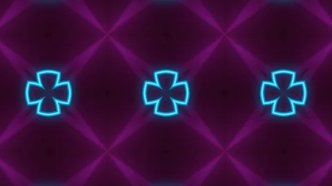 Poly Art Kaleidoscope Hypnotic Pattern Animation Footage Stock Footage 122343198