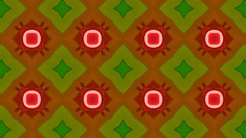 Poly Art Kaleidoscope Hypnotic Pattern Animation Footage Stock Footage 122343216