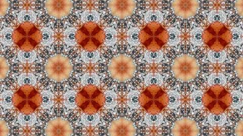Poly Art Kaleidoscope Hypnotic Pattern Animation Footage Stock Footage 122343239