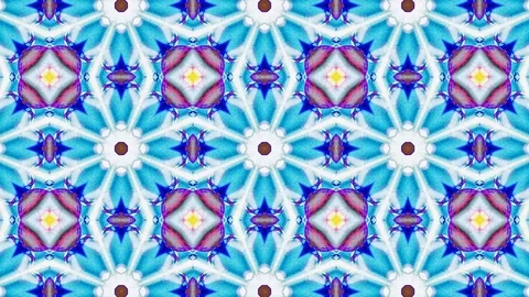 Poly Art Kaleidoscope Hypnotic Pattern Animation Footage Stock Footage 122343244