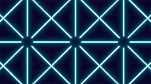 Poly Art Kaleidoscope Hypnotic Pattern Animation Footage Video stock 122343261