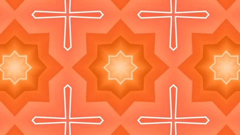 Poly Art Kaleidoscope Hypnotic Pattern Animation Footage Stock Footage 122343392