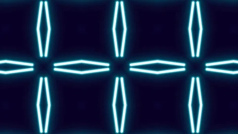 Poly Art Kaleidoscope Hypnotic Pattern Animation Footage Video stock 122343422