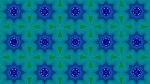 Poly Art Kaleidoscope Hypnotic Pattern Animation Footage Stock Footage 122343472