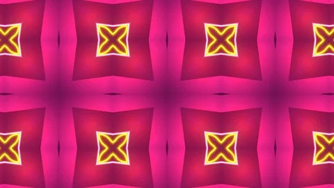 Poly Art Kaleidoscope Hypnotic Pattern Animation Footage Stock Footage 122343497