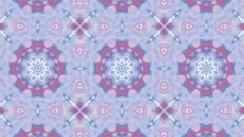 Poly Art Kaleidoscope Hypnotic Pattern Animation Footage Stock Footage 122343517