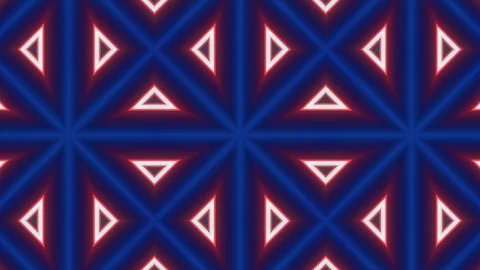 Poly Art Kaleidoscope Hypnotic Pattern Animation Footage Stock Footage 122343546