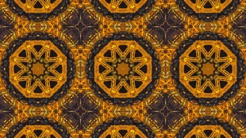Poly Art Kaleidoscope Hypnotic Pattern Animation Footage Stock Footage 122343554