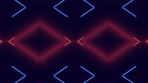 Poly Art Kaleidoscope Hypnotic Pattern Animation Footage Stock Footage 122343672