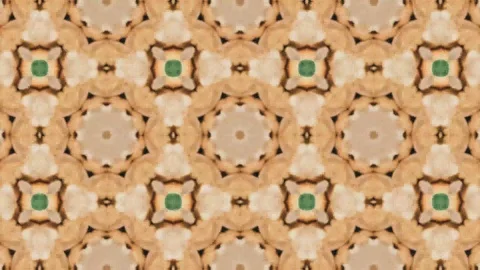 Poly Art Kaleidoscope Hypnotic Pattern Animation Footage Stock Footage 122343729