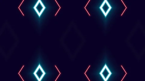 Poly Art Kaleidoscope Hypnotic Pattern Animation Footage Stock Footage 122343823