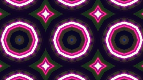 Poly Art Kaleidoscope Hypnotic Pattern Animation Footage Stock Footage 122435700