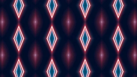 Poly Art Kaleidoscope Hypnotic Pattern Animation Footage Stock Footage 122435921