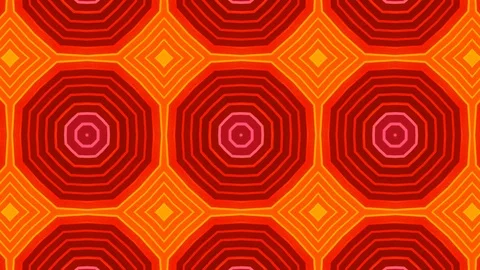Poly Art Kaleidoscope Hypnotic Pattern Animation Footage Stock Footage 122436346