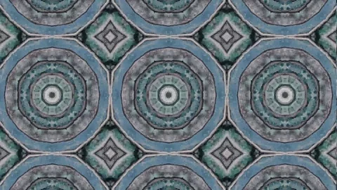 Poly Art Kaleidoscope Hypnotic Pattern Animation Footage Stock Footage 122436672