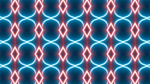 Poly Art Kaleidoscope Hypnotic Pattern Animation Footage Stock Footage 122437816