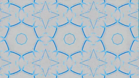 Poly Art Kaleidoscope Hypnotic Pattern Animation Footage Stock Footage 122437871