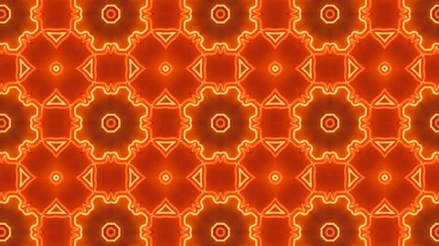 Poly Art Kaleidoscope Hypnotic Pattern Animation Footage Stock Footage 122438496
