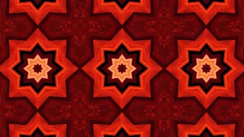 Poly Art Kaleidoscope Hypnotic Pattern Animation Footage Stock Footage 122438785