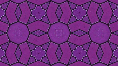 Poly Art Kaleidoscope Hypnotic Pattern Animation Footage Stock Footage 122439349
