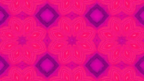 Poly Art Kaleidoscope Hypnotic Pattern Animation Footage Stock Footage 122439582