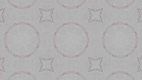 Poly Art Kaleidoscope Hypnotic Pattern Animation Footage Video stock 122439677