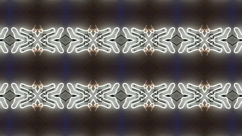 Poly Art Kaleidoscope Hypnotic Pattern Animation Footage Video stock 122439831