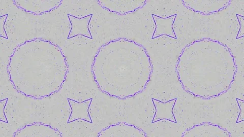Poly Art Kaleidoscope Hypnotic Pattern Animation Footage Video stock 122440169