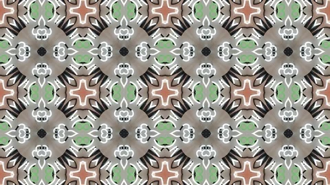 Poly Art Kaleidoscope Hypnotic Pattern Animation Footage Stock Footage 122440328
