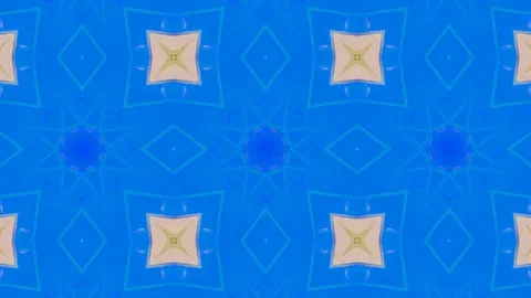 Poly Art Kaleidoscope Hypnotic Pattern Animation Footage Stock Footage 122440651