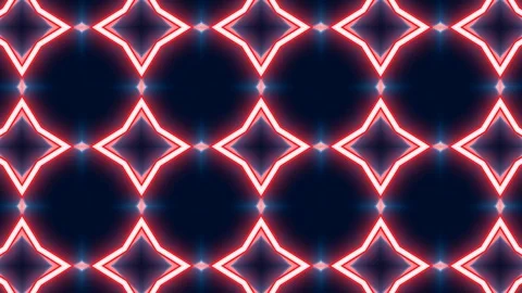 Poly Art Kaleidoscope Hypnotic Pattern Animation Footage Stock Footage 122440812