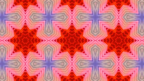 Poly Art Kaleidoscope Hypnotic Pattern Animation Footage Stock Footage 122440919