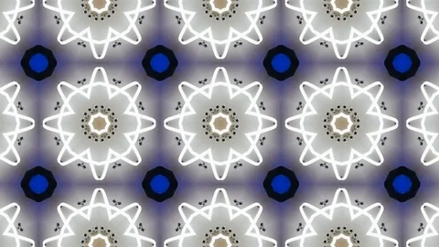 Poly Art Kaleidoscope Hypnotic Pattern Animation Footage Stock Footage 122441036