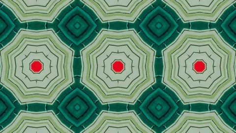Poly Art Kaleidoscope Hypnotic Pattern Animation Footage Stock Footage 122441415